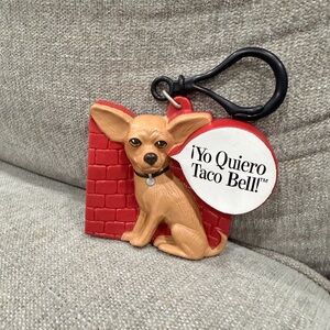 Vintage Taco Bell Chihuahua Keychain Yo Quiero Taco Bell‎ Clip